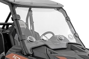 Polaris RZR XP 4 1000 Premium Full Windshield - Rough Country - Scratch Resistant, Vented - '20-'23